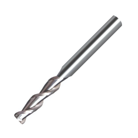 Vortex Carbide End Mill For Aluminium & Non-Ferrous - 2 Flute Long Radius Edge 45° - 10mm x 150mm x R0.5