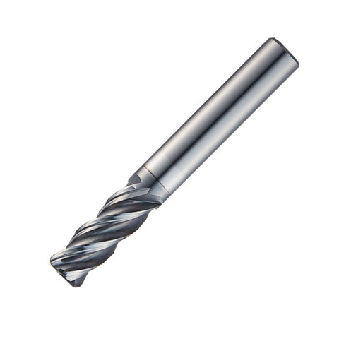 Widin Carbide Corner Radius End Mill For Stainless & Exotics - 4 Flute VariableHelix - 12mm x R2.0