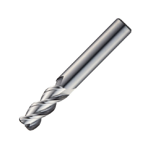 Widin Carbide Corner Radius End Mill For Aluminium & Non-Ferrous - 3 Flute 45° Helix - 12mm x R2.0