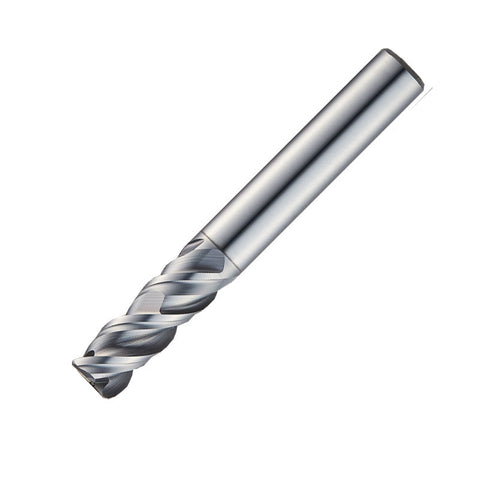 Widin Carbide Corner Radius End Mill For Stainless & Exotics - 3 Flute Double Core- Variable Helix - 20mm x R0.5