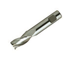 Europa Tools HSS-E End Mill - 3 Flute Centre Cutting with Flatted Shank - Short Length Throw Away - 3mm - protool-3ada