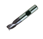 Europa Tools HSS-E End Mill - TiAlN Coated 3 Flute Centre Cutting - Stub Length -20mm - protool-3ada